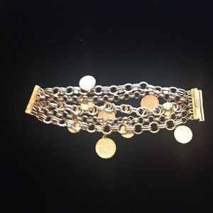 Chico’s 5 strand coin bracelet